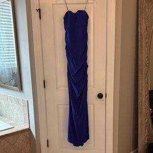 Nicole Miller Royal Blue Maxi Dress